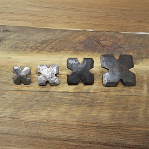 1 1/2" Celtic Cross Clavo / Decorative Nail Head - Raw/Unfinished
