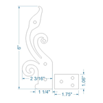 Bisagra de hierro polaco