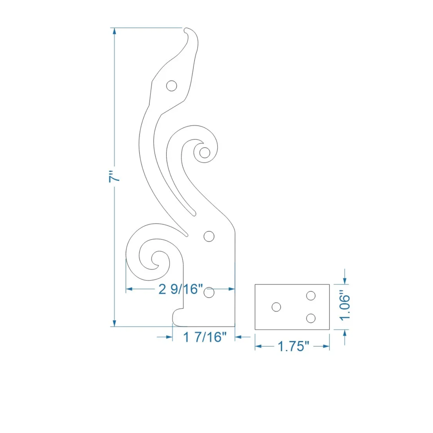 Bisagra de hierro polaco