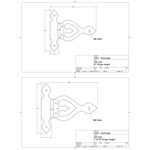 Bisagra de hierro Tudor