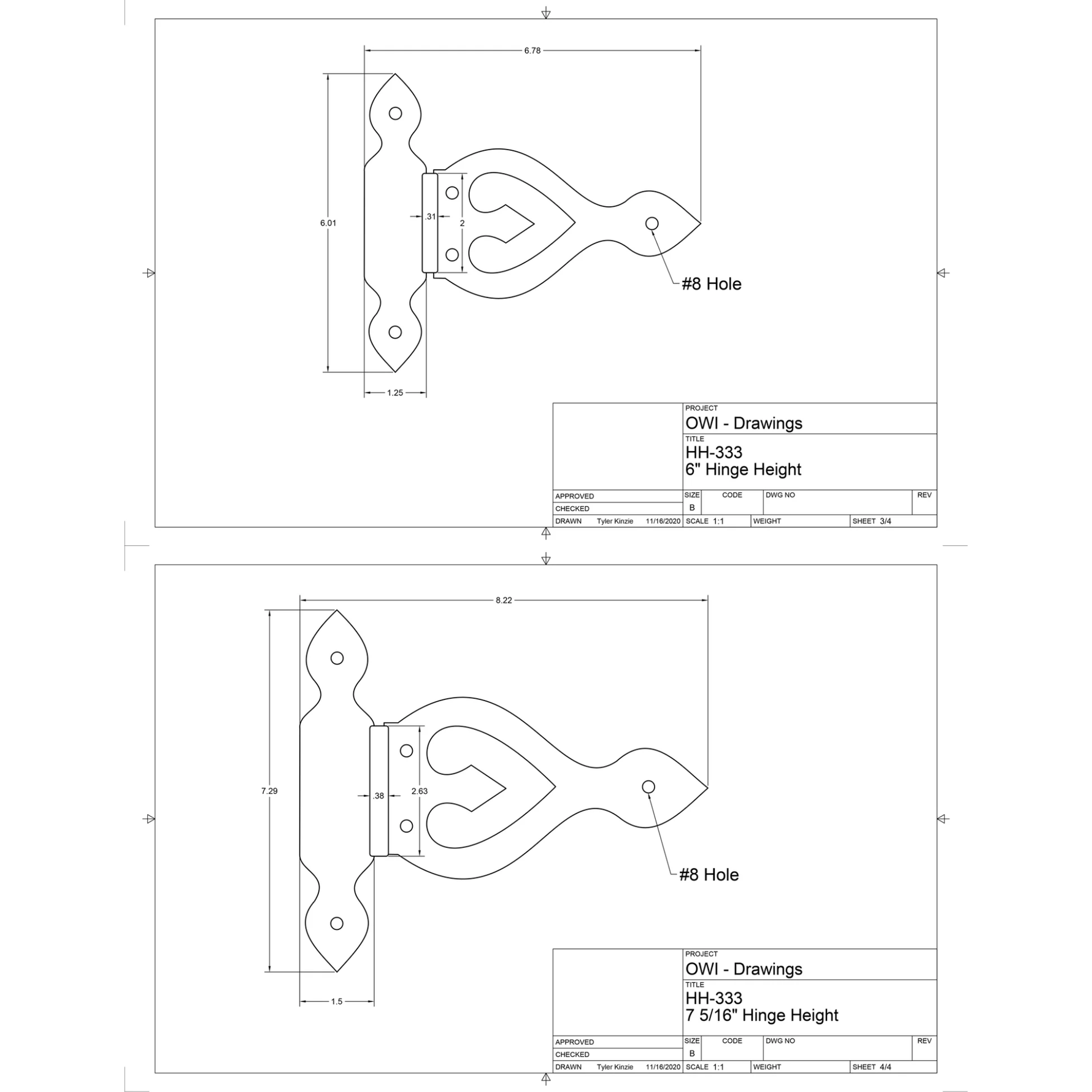 Bisagra de hierro Tudor
