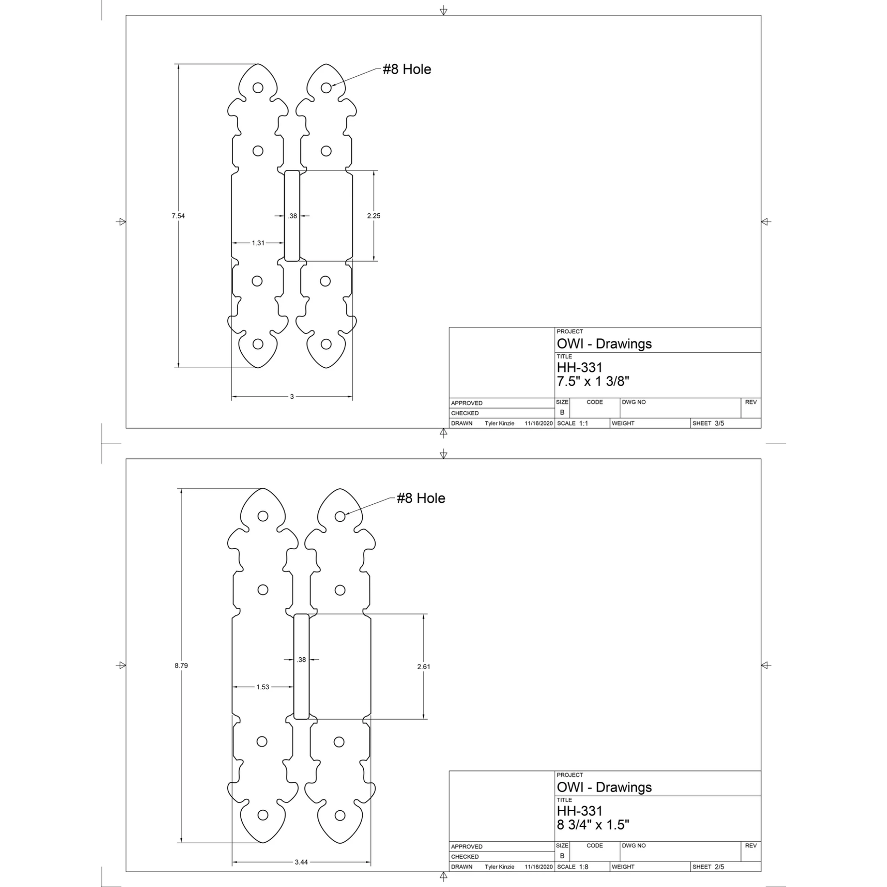 Bisagra Catedral Española Hierro