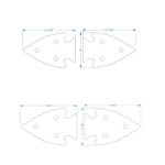 Authentic Arrowhead Iron Hinge