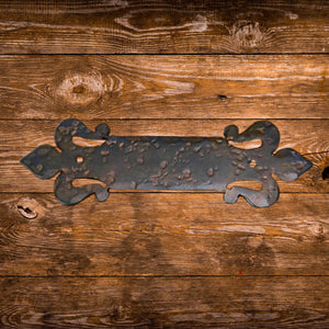 Spanish Mission Iron Straight Plate - Old West Iron