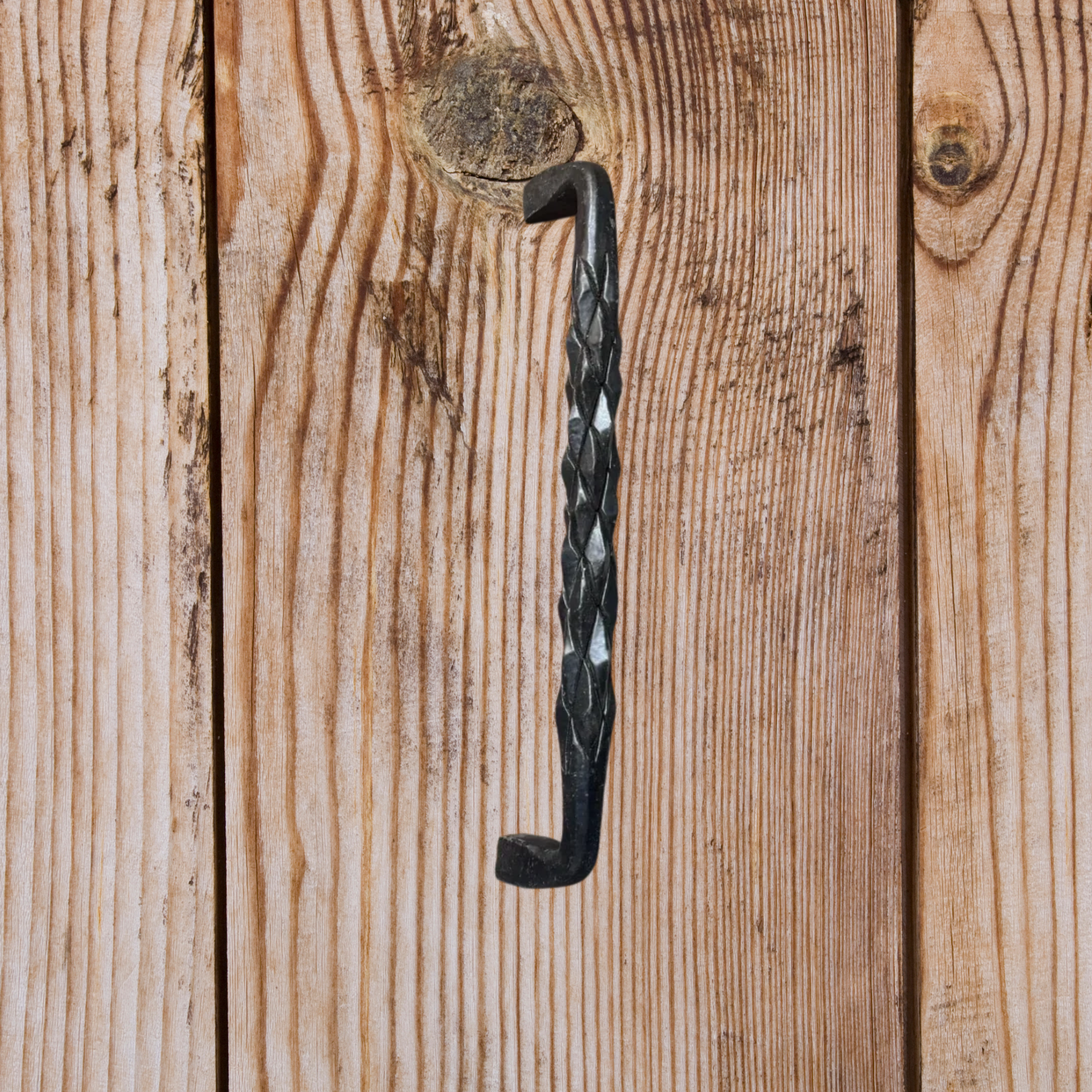 Scaled Iron Door Pull