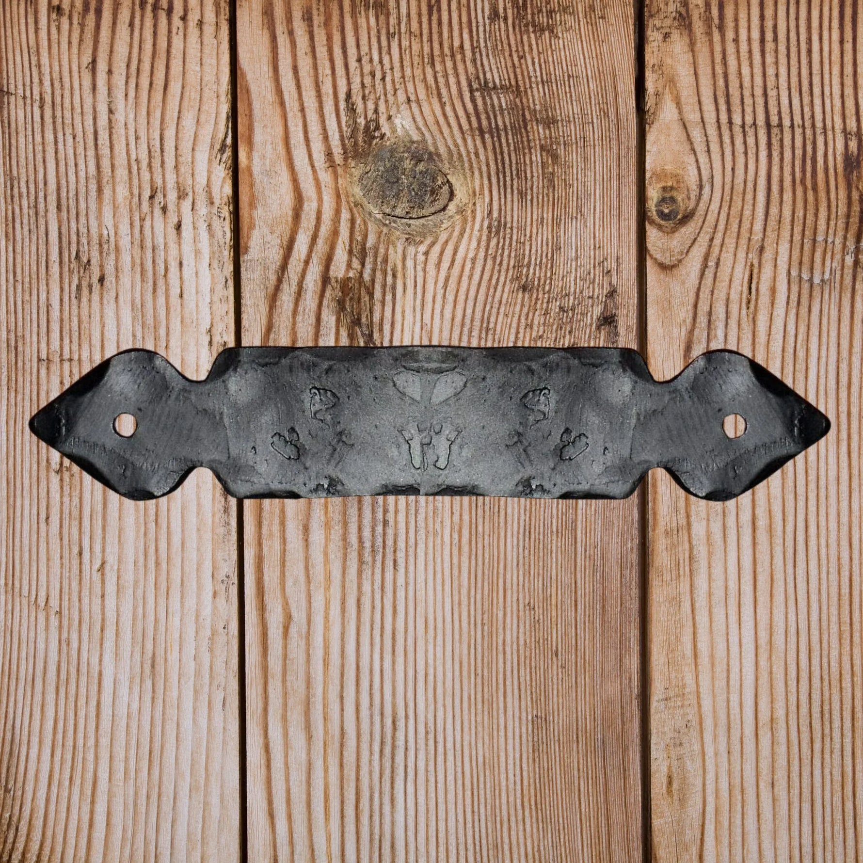 Rustic Iron Straight Plate - Old West Iron