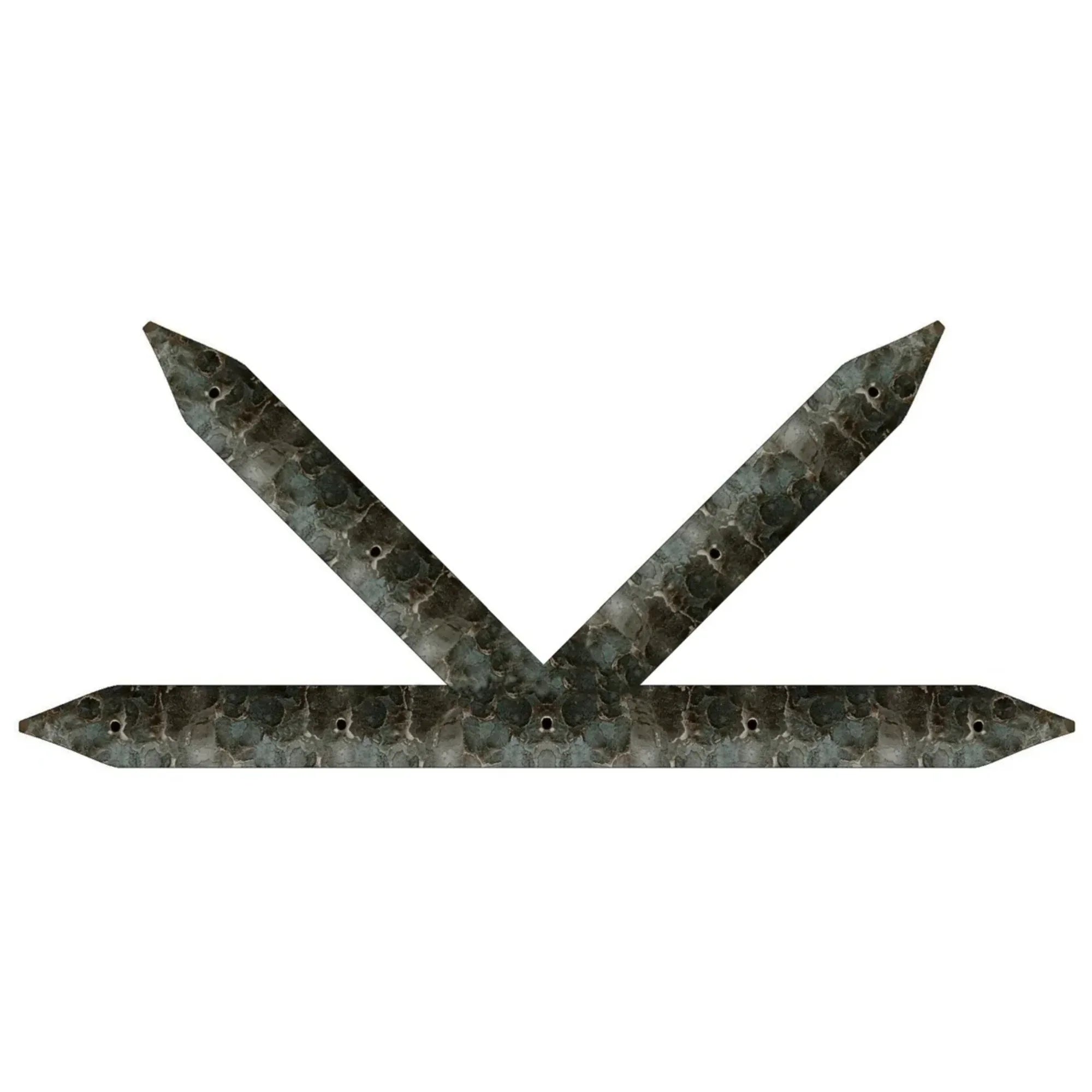 Authentic Old World Iron "K" Plate - Old West Iron