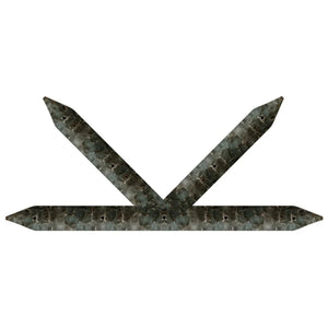 Authentic Old World Iron "K" Plate - Old West Iron
