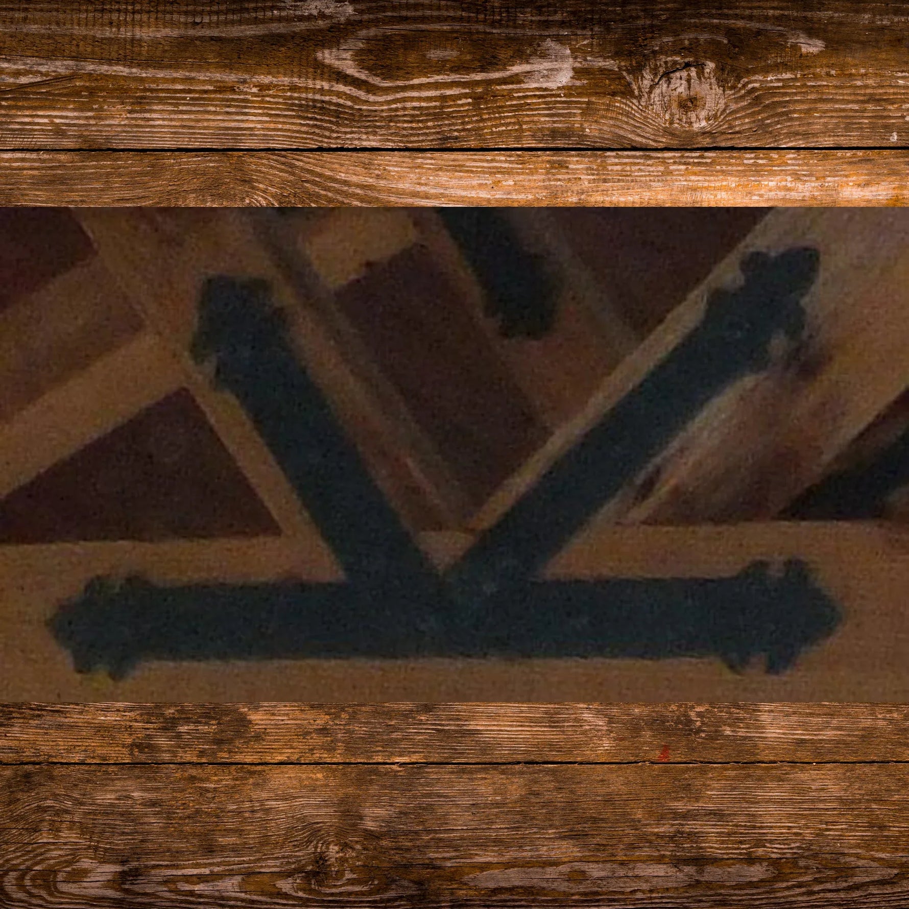 British Fleur De Lis Iron "K" Plate - Old West Iron