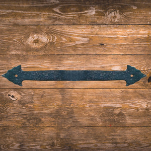Early American Iron Straight Plate - Old West Iron