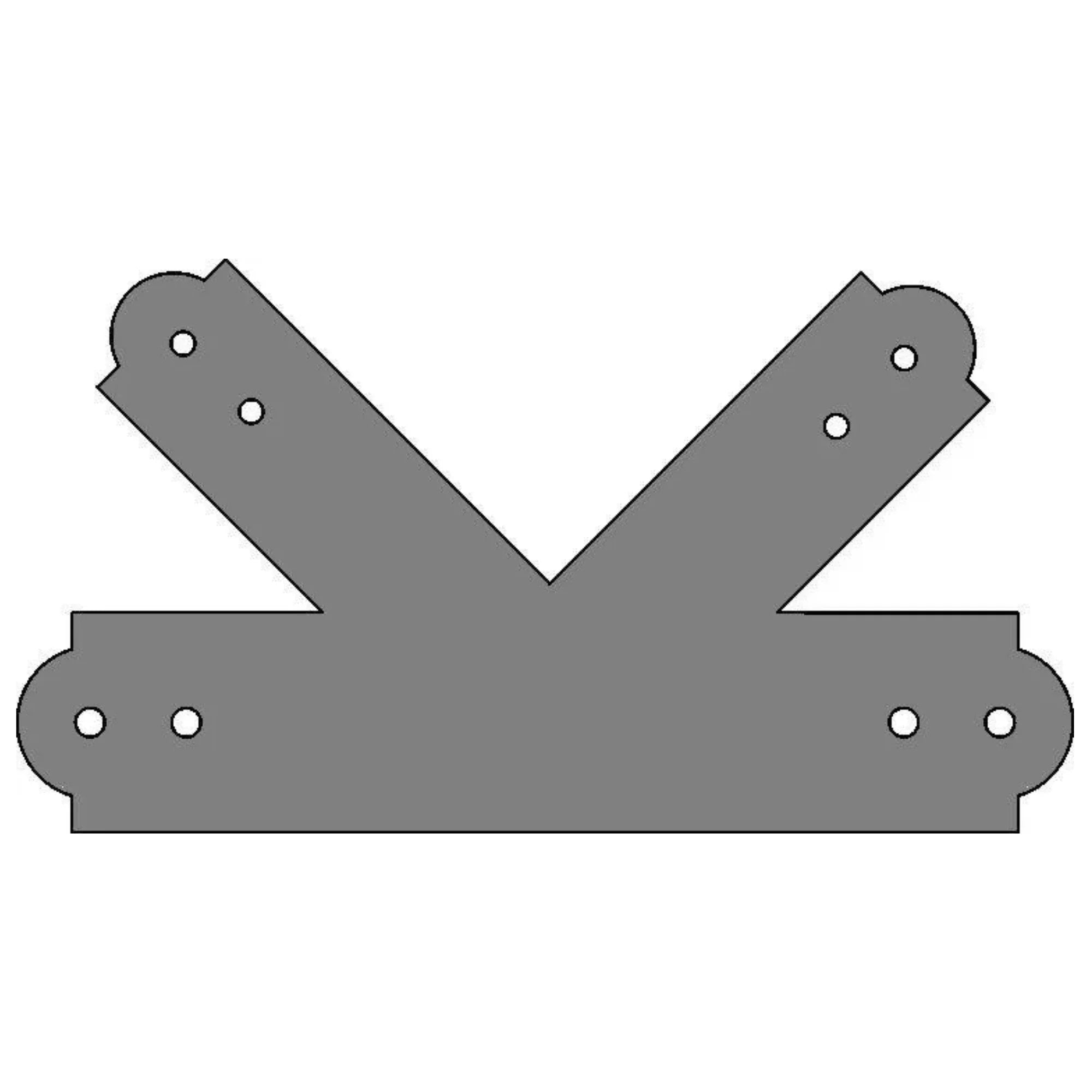 Colonial Iron "K" Plate - Old West Iron