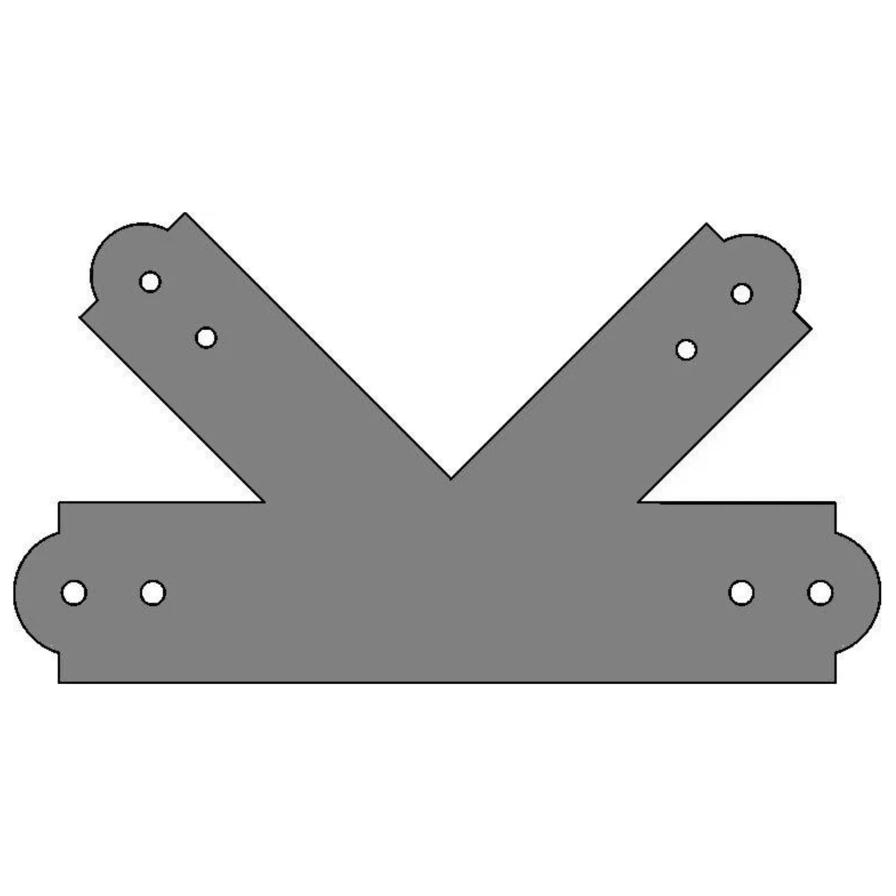 Colonial Iron "K" Plate - Old West Iron