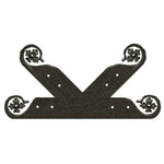 Finnish Folk Ironwork "K" Plate - Old West Iron