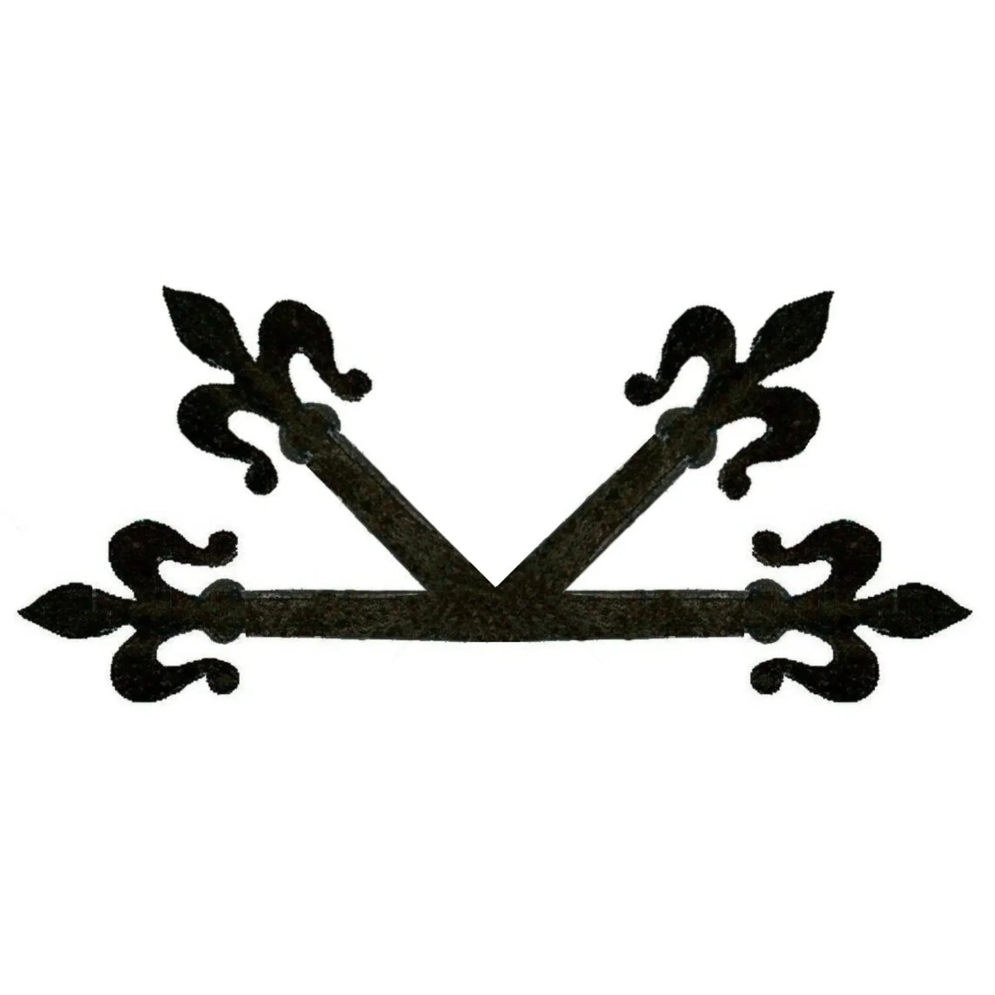 Florence Fleur De Lis Iron "K" Plate - Old West Iron