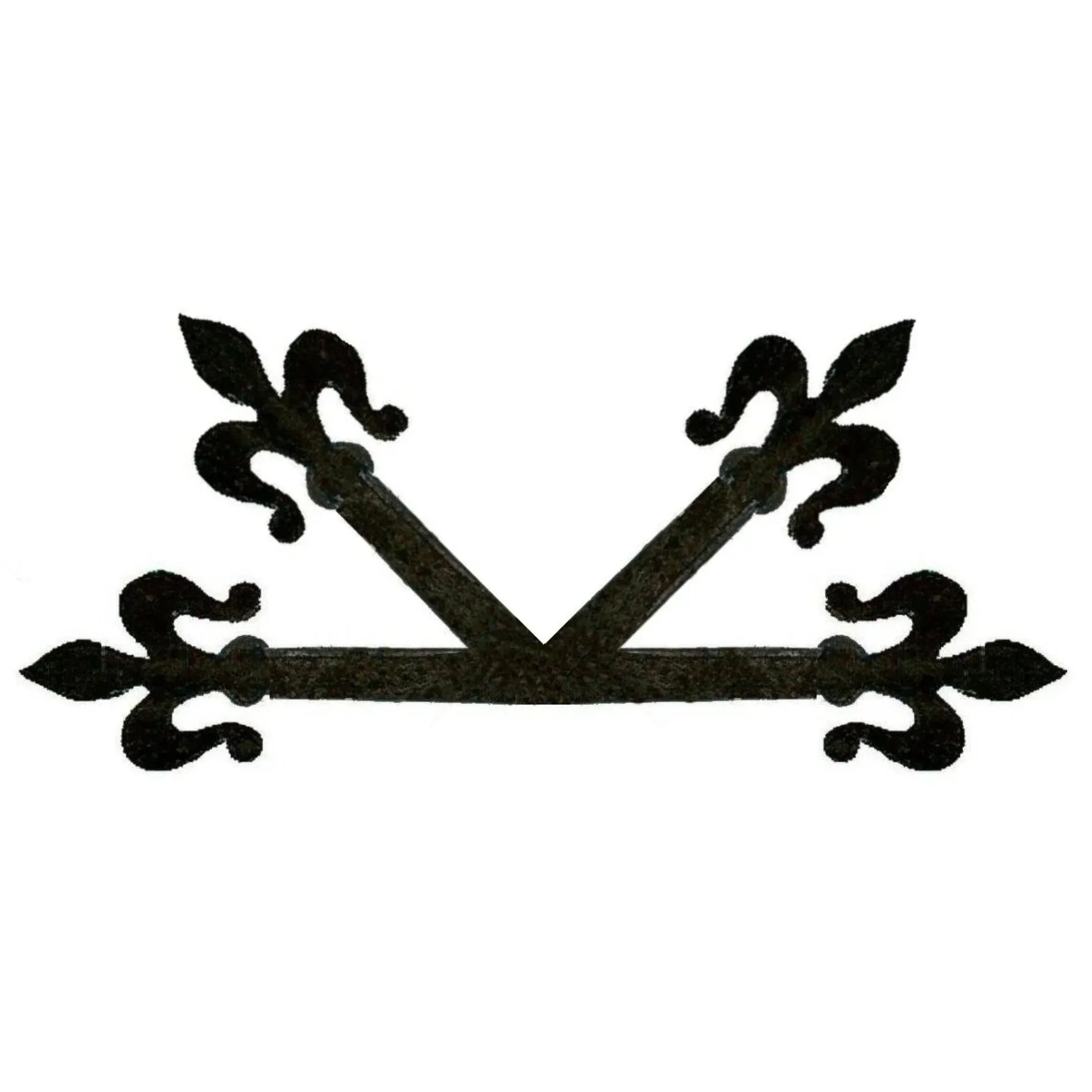 Florence Fleur De Lis Iron "K" Plate - Old West Iron