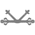 German Castle Iron "K" Plate - Old West Iron