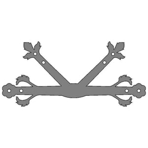 German Castle Iron "K" Plate - Old West Iron
