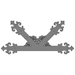 Gothic Cathedral Iron "K" Plate - Old West Iron