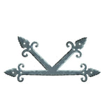 Medieval Iron "K" Plate - Old West Iron