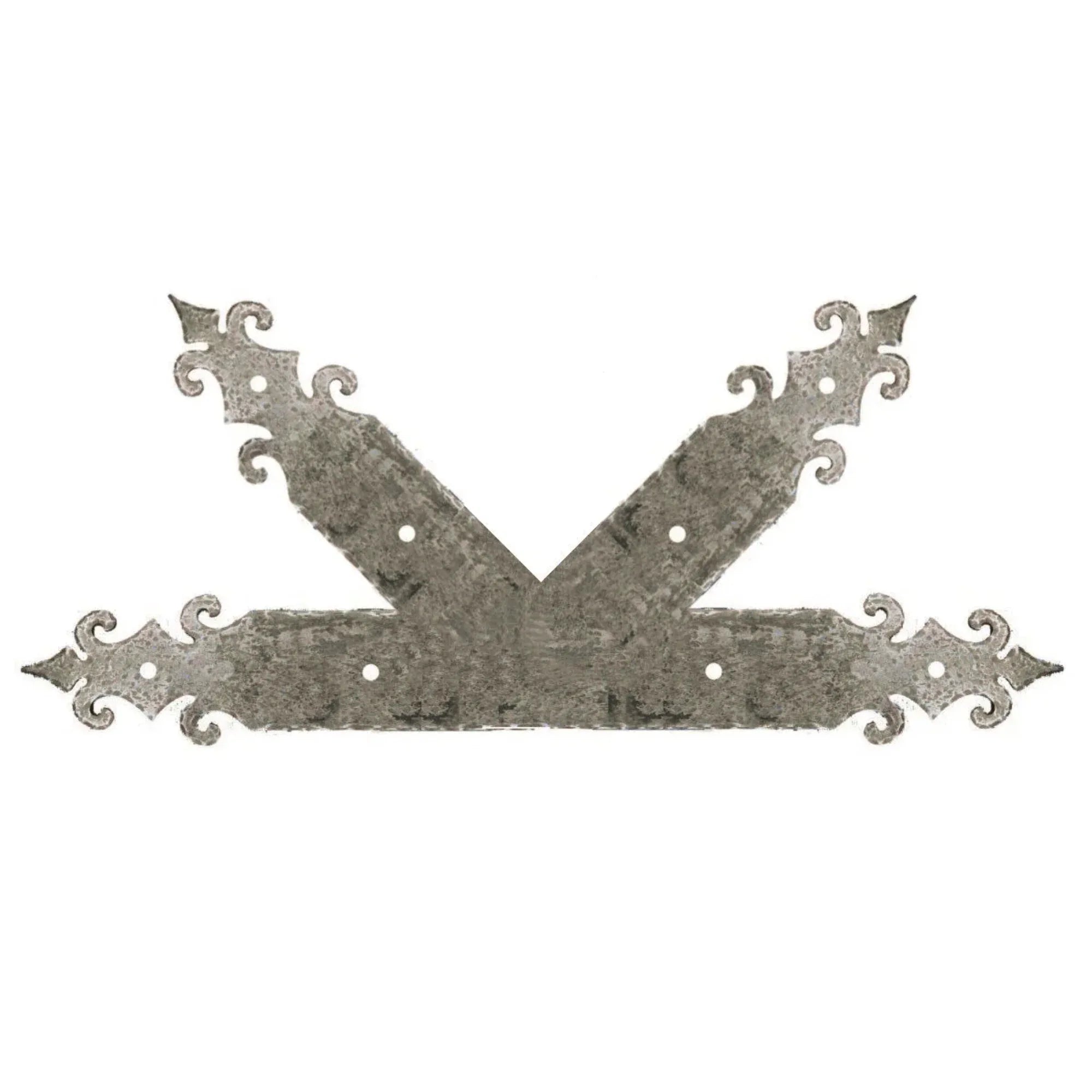 Romanesque Iron "K" Plate - Old West Iron