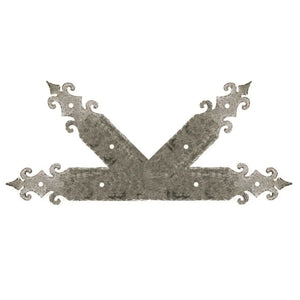Romanesque Iron "K" Plate - Old West Iron