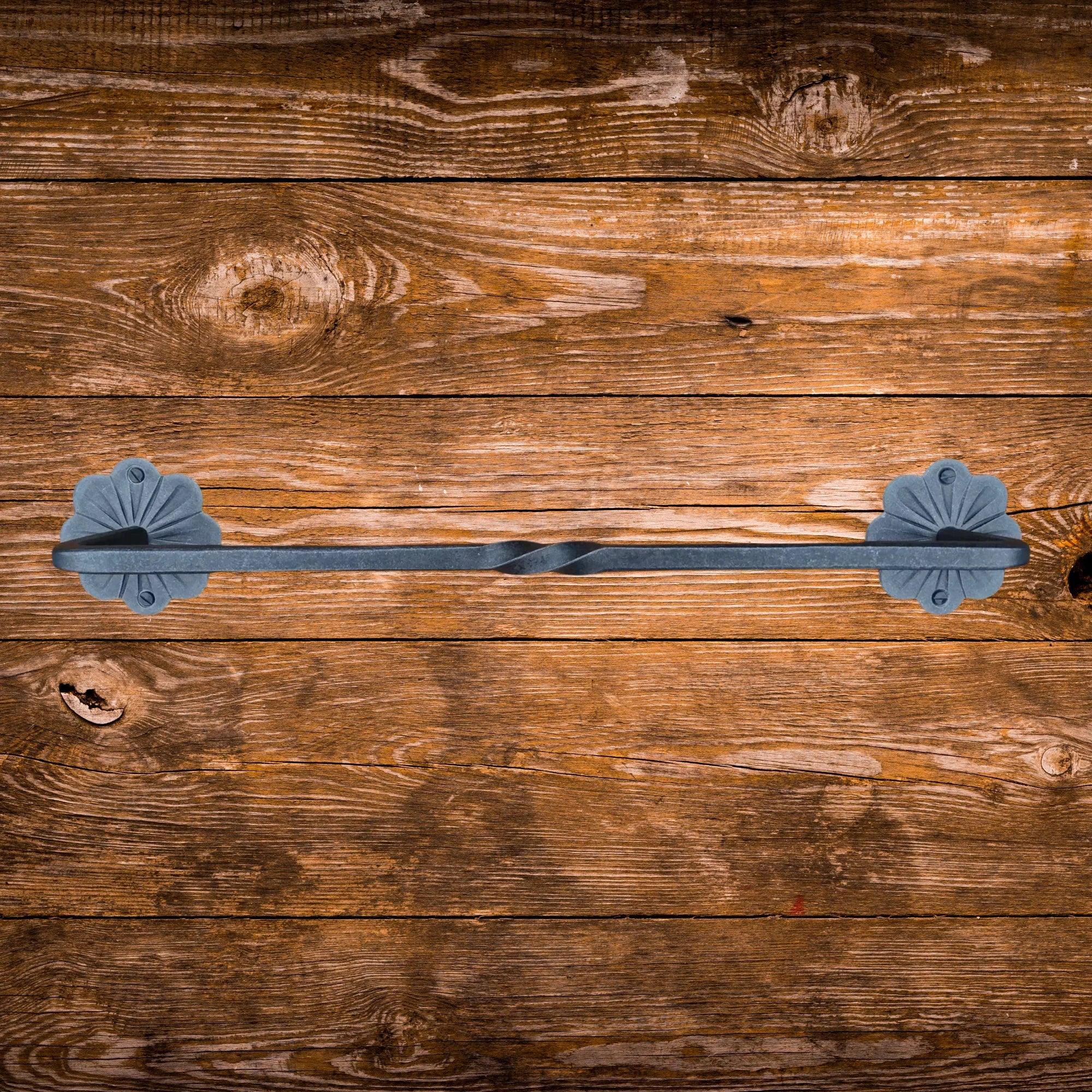 Iron Towel Bar Victorian Style - Old West Iron