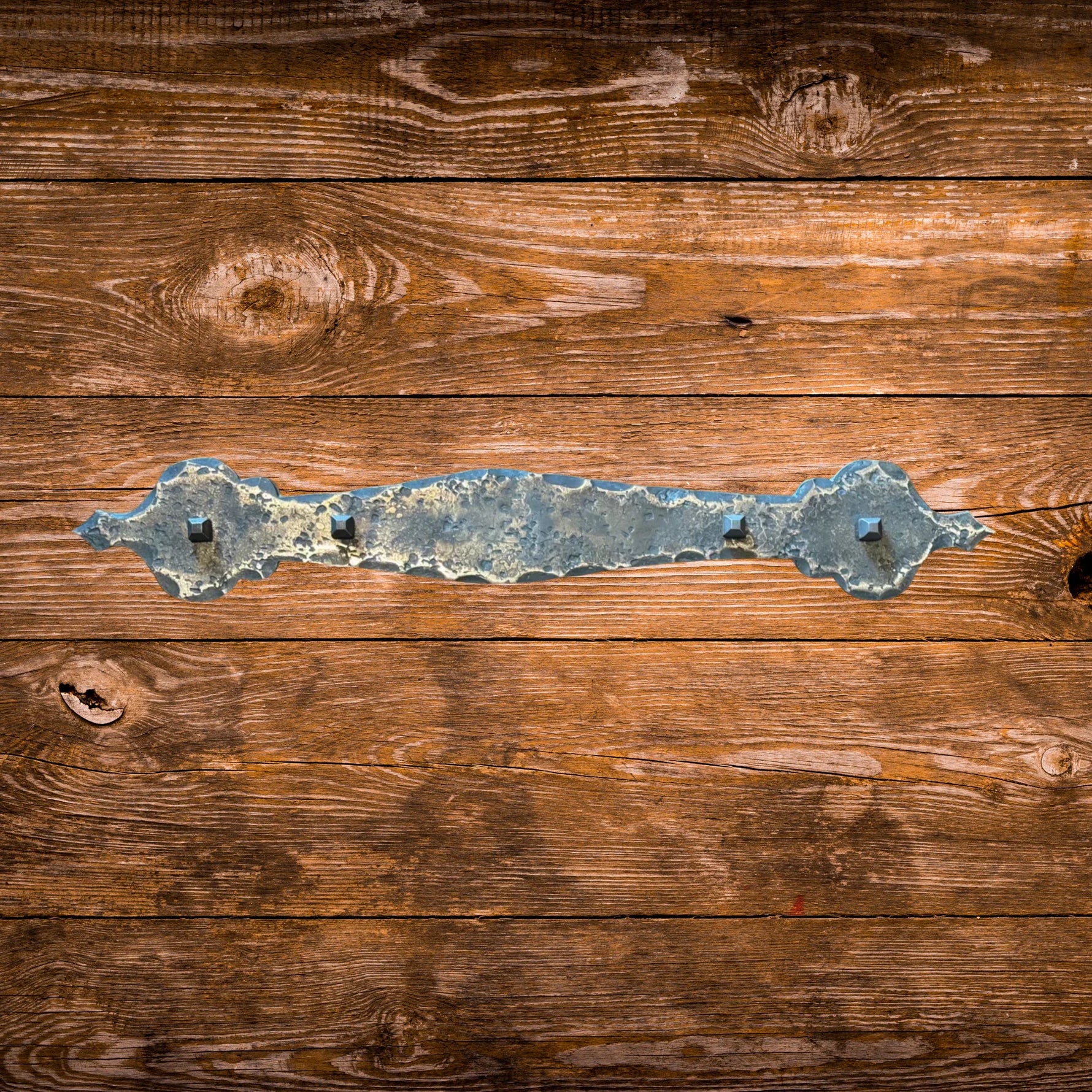 French Country Revival Iron Straight Plate - Old West Iron