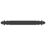 Spanish Cathedral Iron Straight Plate - Old West Iron