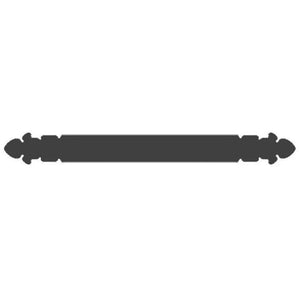 Spanish Cathedral Iron Straight Plate - Old West Iron