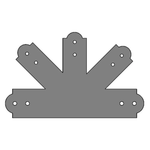 Colonial Iron Center Plate