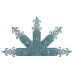 Plaque De Centre Romane En Fer