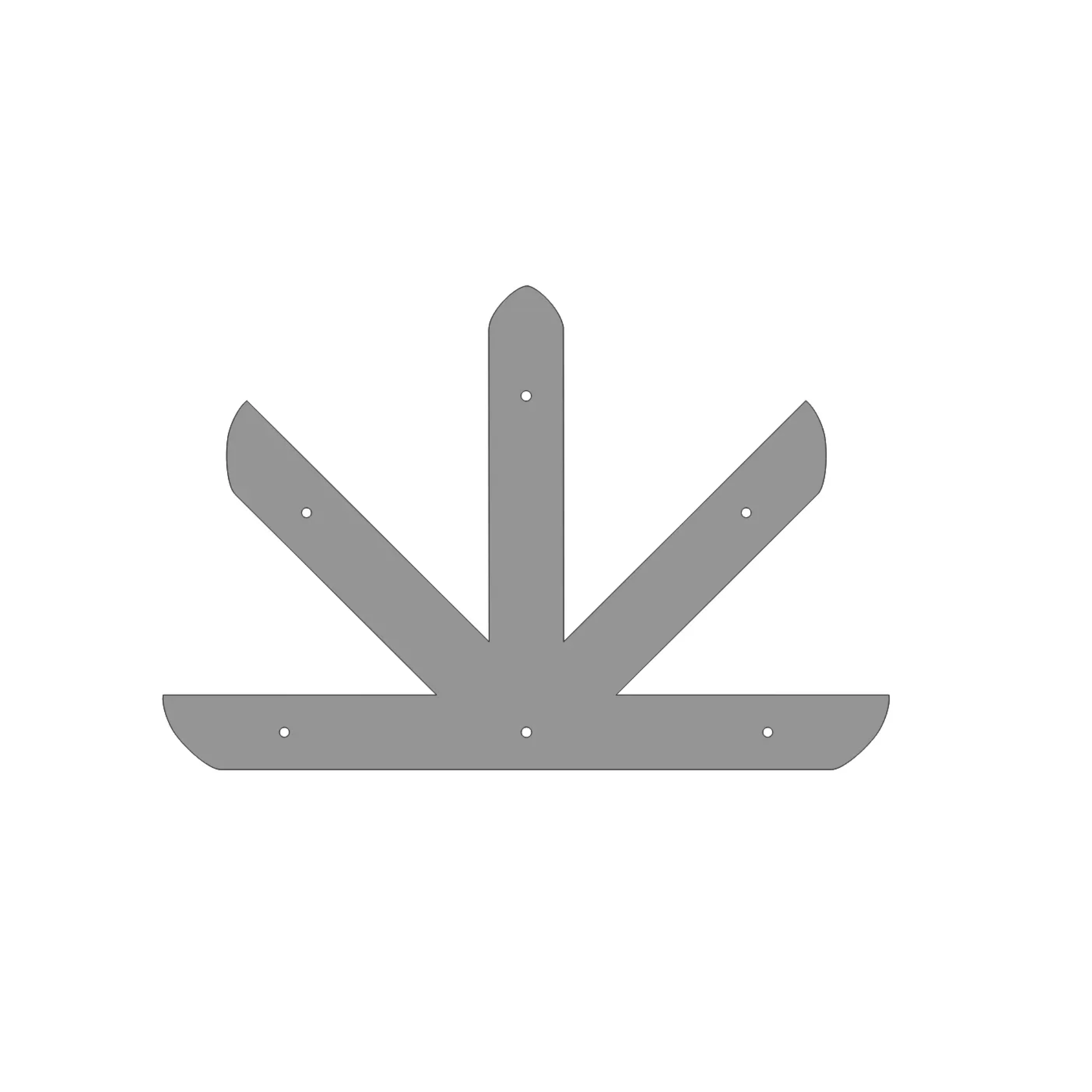 Tuscan Iron Center Plate