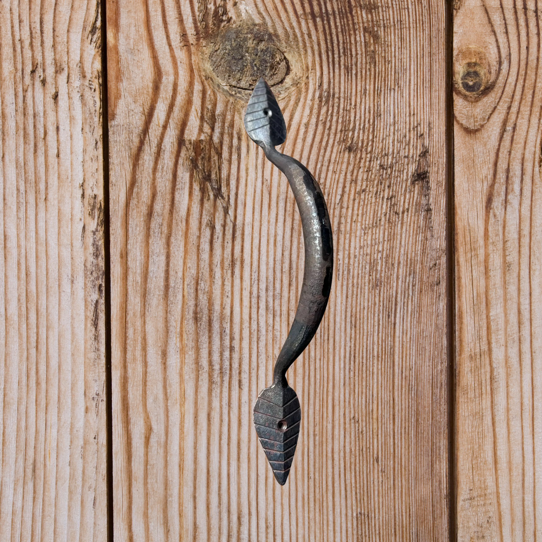 Leaf Iron Door Pull