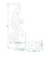 Polish Iron Hinge - Old West Iron