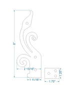 Polish Iron Hinge - Old West Iron