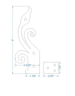 Polish Iron Hinge - Old West Iron