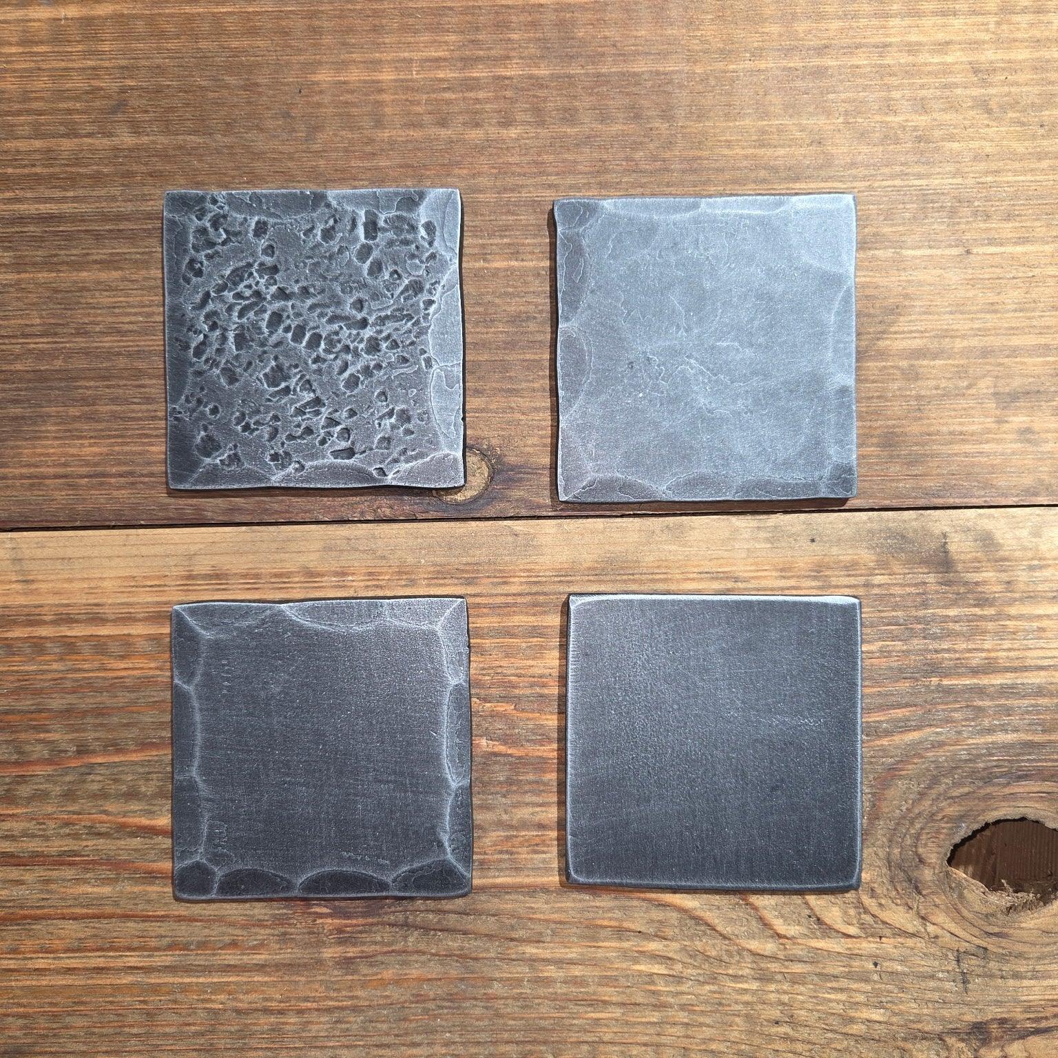 Pewter Finish Texture Sample Kit (4 Textures) - Old West Iron