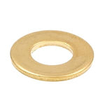 #14 Brass Flat Washer (4-Pack)