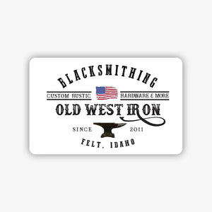 Gift card - Old West Iron