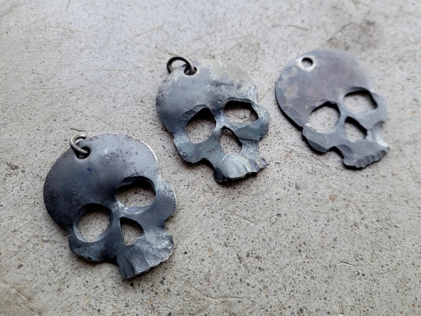 Forged Skull Pendant