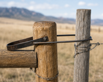 Wyoming Gate Latch for Barbed Wire Gates