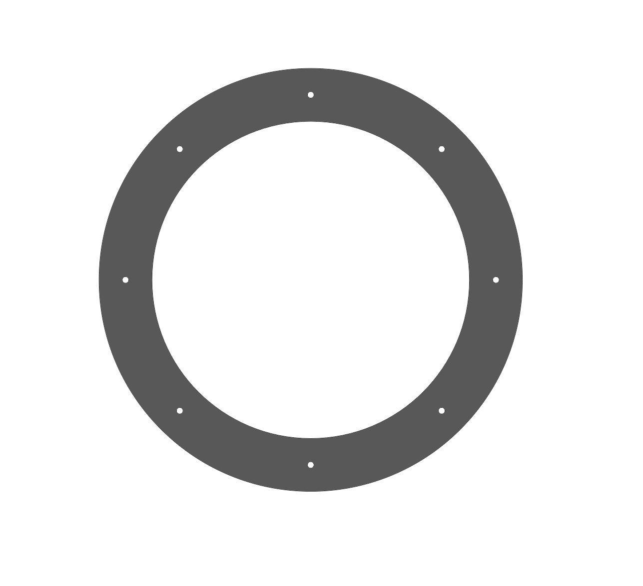 Round Iron Frame Picture Frames