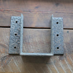 heavy-duty beam connector hammered joist hanger for timber frame construction

