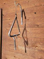 Hand Forged Twisted Iron Dinner Triangle