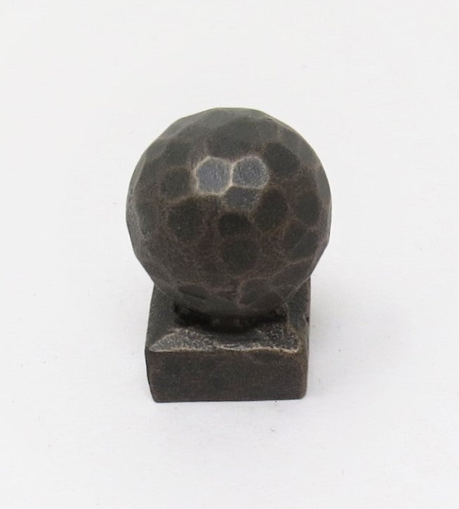 HCK-04 Rustic Hammered Round Cabinet Knob