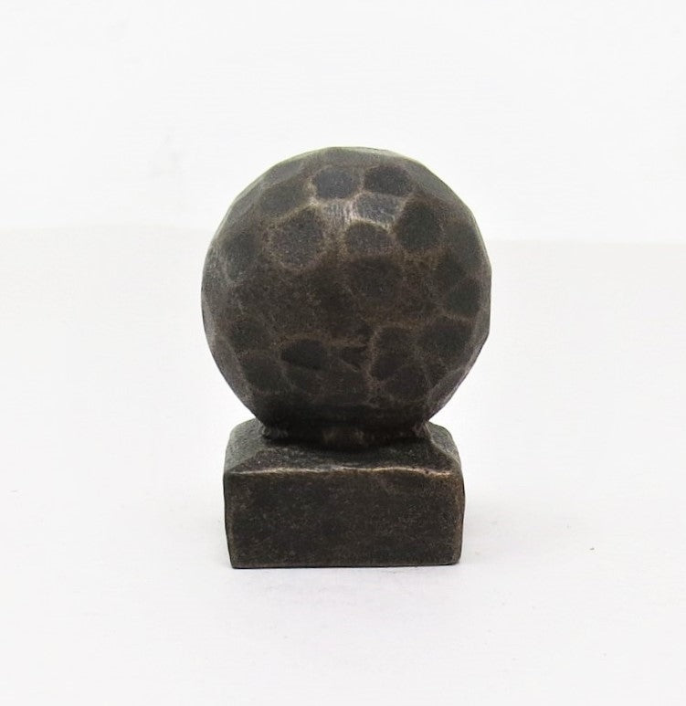 HCK-04 Rustic Hammered Round Cabinet Knob