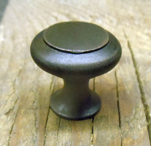 Round Modern Iron Cabinet Knob - Old West Iron