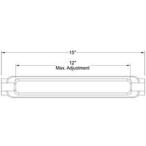 1" dia. Turnbuckle Body - Old West Iron