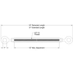1/2" dia. Turnbuckle Body