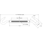 1/2" dia. Turnbuckle Body